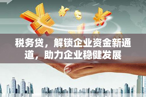巴林右旗税务贷，解锁企业资金新通道，助力企业稳健发展