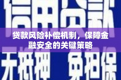 沈北新区贷款风险补偿机制，保障金融安全的关键策略
