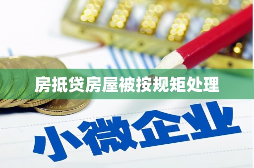 蜀山房抵贷房屋被按规矩处理