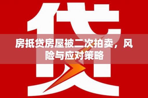 温宿房抵贷房屋被二次拍卖，风险与应对策略