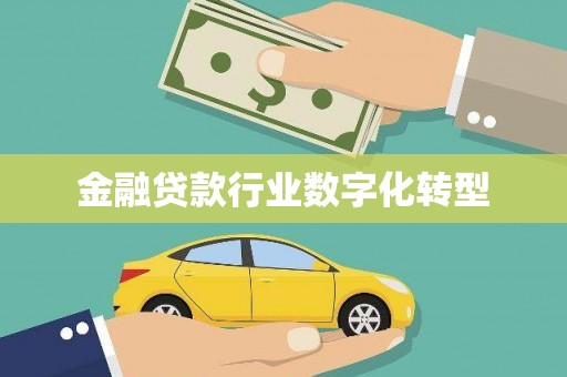 柳林金融贷款行业数字化转型