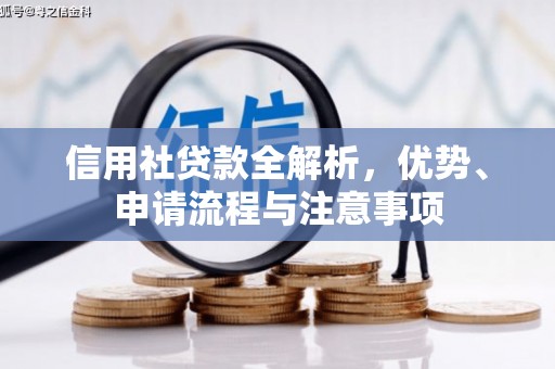 宏伟信用社贷款全解析，优势、申请流程与注意事项