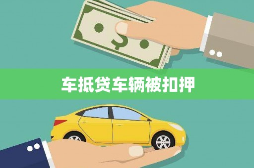 玛多车抵贷车辆被扣押