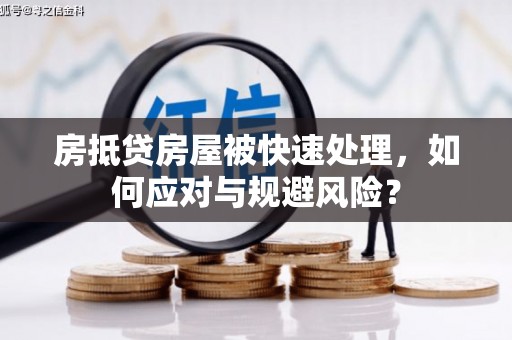 瀍河房抵贷房屋被快速处理，如何应对与规避风险？