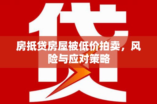 花坛房抵贷房屋被低价拍卖，风险与应对策略