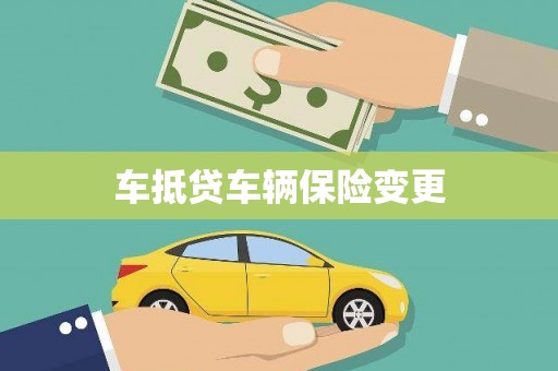 繁昌车抵贷车辆保险变更