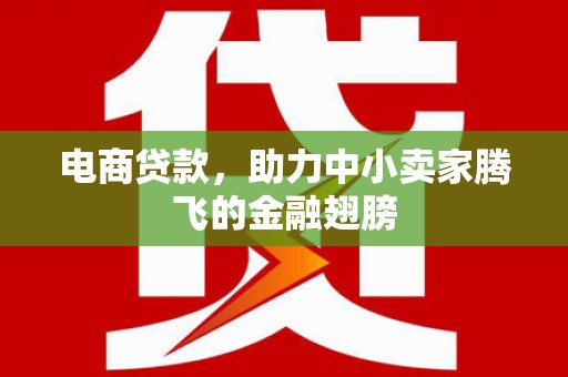 路南电商贷款，助力中小卖家腾飞的金融翅膀