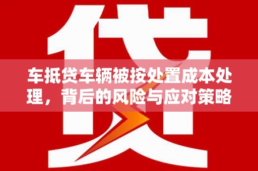 湖南车抵贷车辆被按处置成本处理，背后的风险与应对策略