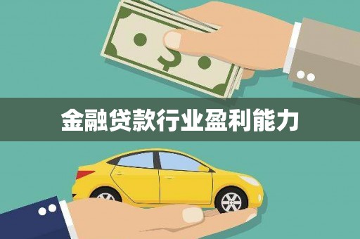 田东金融贷款行业盈利能力