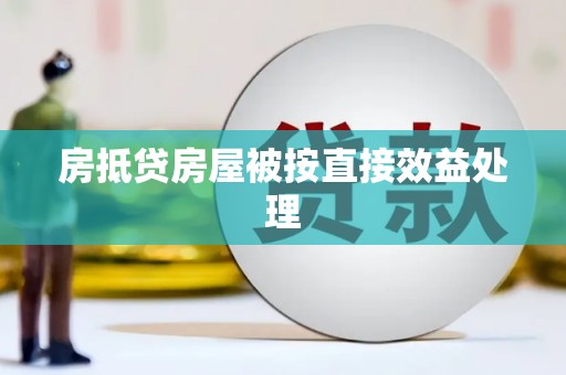 肥乡房抵贷房屋被按直接效益处理