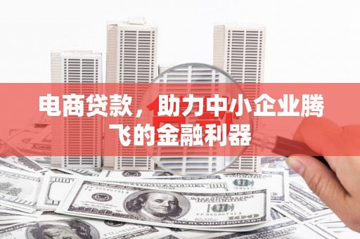 云梦电商贷款，助力中小企业腾飞的金融利器