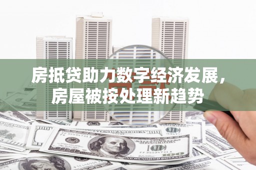 梨树房抵贷助力数字经济发展，房屋被按处理新趋势