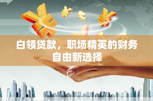 尖石白领贷款，职场精英的财务自由新选择