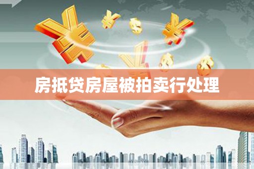尖石房抵贷房屋被拍卖行处理