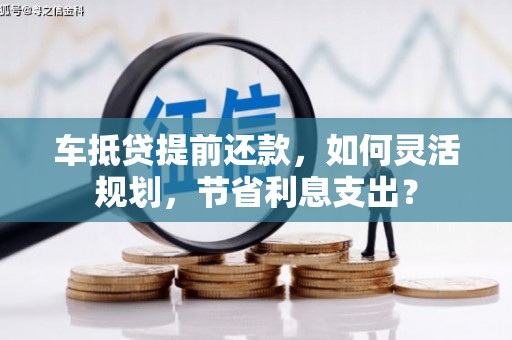 西城车抵贷提前还款，如何灵活规划，节省利息支出？