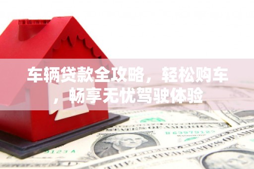 连州车辆贷款全攻略，轻松购车，畅享无忧驾驶体验