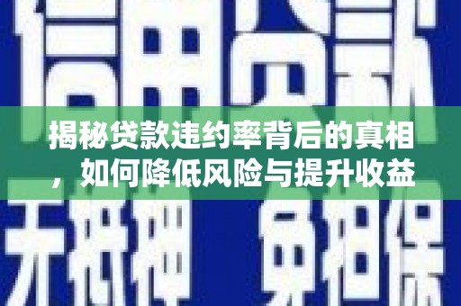 凌河揭秘贷款违约率背后的真相，如何降低风险与提升收益