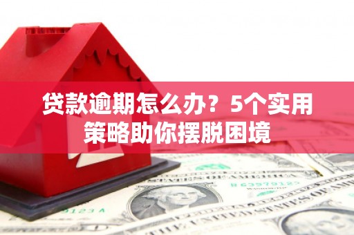 壶关贷款逾期怎么办？5个实用策略助你摆脱困境
