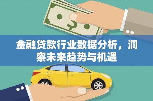 甘孜金融贷款行业数据分析，洞察未来趋势与机遇