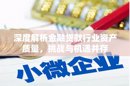 甘孜深度解析金融贷款行业资产质量，挑战与机遇并存