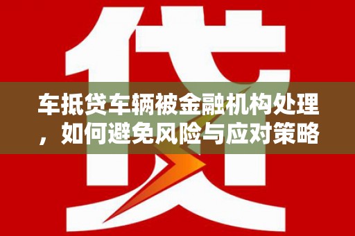 全南车抵贷车辆被金融机构处理，如何避免风险与应对策略