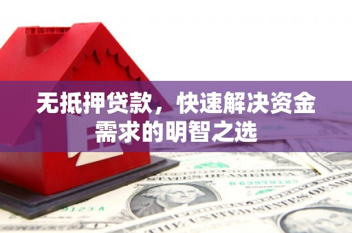 鄞州无抵押贷款，快速解决资金需求的明智之选