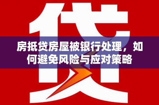 黔南房抵贷房屋被银行处理，如何避免风险与应对策略