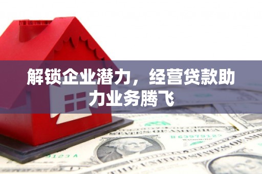 安乡解锁企业潜力，经营贷款助力业务腾飞