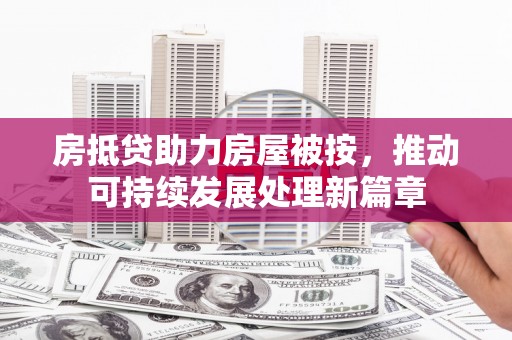 蠡县房抵贷助力房屋被按，推动可持续发展处理新篇章