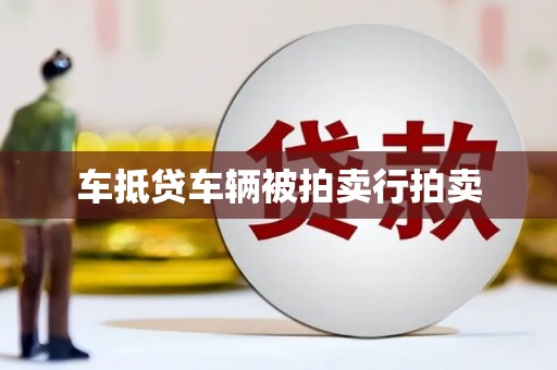 福海车抵贷车辆被拍卖行拍卖