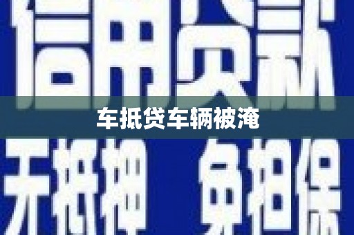 新店车抵贷车辆被淹