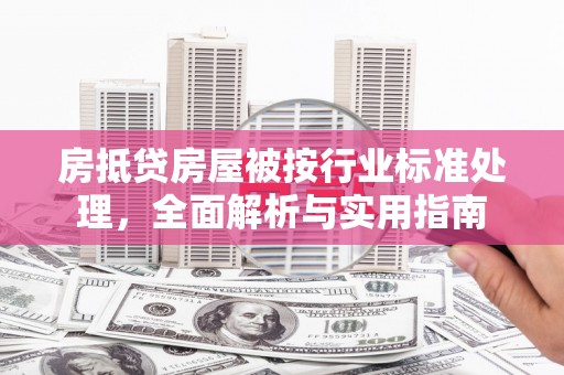 共青城房抵贷房屋被按行业标准处理，全面解析与实用指南