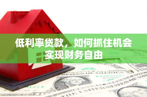 漳县低利率贷款，如何抓住机会实现财务自由