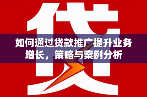 长岭如何通过贷款推广提升业务增长，策略与案例分析