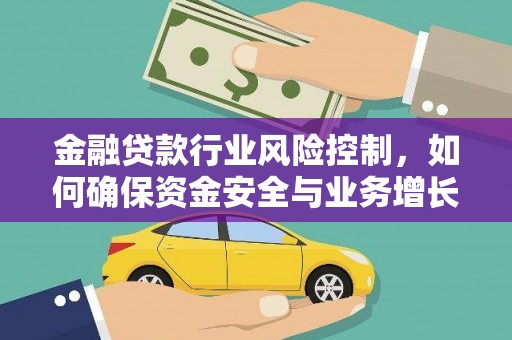 金塘金融贷款行业风险控制，如何确保资金安全与业务增长