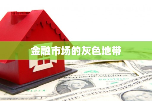 邵武金融市场的灰色地带