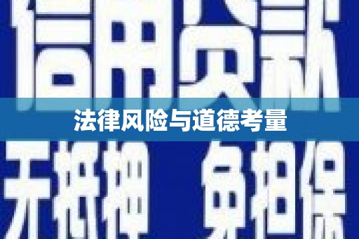 双溪法律风险与道德考量