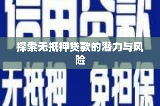马关探索无抵押贷款的潜力与风险